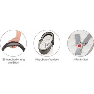 Кош за новородени Britax Romer (0-10 кг) BABY Safe Sleeper Blue Sky 