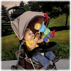 Мека играчка за бебешка количка *Гъсеница* Fisher Price Link ’n Go Stroller Toy