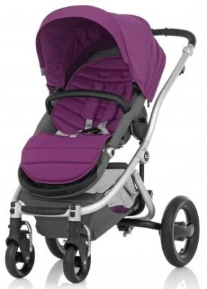 Бебешка комбинирана количка Britax Romer AFFINITY Cool Berry/Silver Chassis