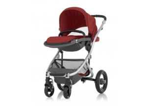 Бебешка комбинирана количка Britax Romer AFFINITY Cool Berry/Silver Chassis