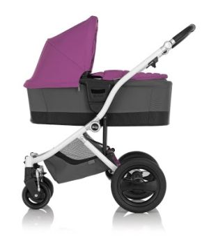 Бебешка комбинирана количка Britax Romer AFFINITY Cool Berry/Silver Chassis