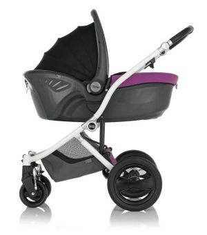 Бебешка комбинирана количка Britax Romer AFFINITY Cool Berry/Silver Chassis