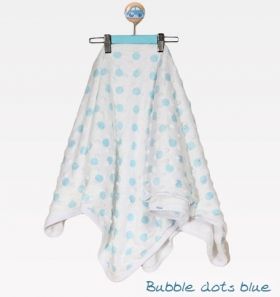 Бебешко одеяло в подаръчна кутия MyCey Bubble Dots Blue