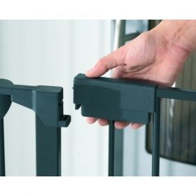 BabyDan Комбинирана предпазна преграда XL Black