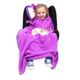 Trunki - Възглавница и одеало за пътуване *Поспаланковци* сова / лисица