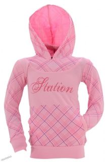 Детска блуза с качулка *Rose plaid*