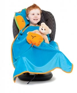 Trunki - Възглавница и одеало за пътуване *Поспаланковци* - синьо