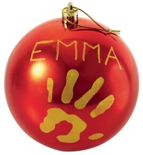 BabyART Коледна топка Baby Art Timeless Classic Christmas Ball