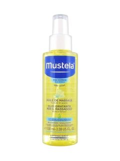 Mustela- Масажно олио-спрей за бебета- Успокоява- хидратира- предпазва. Не омазнява.