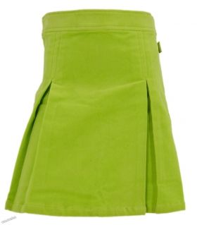 Unique - Детска пола *Green gauffer*