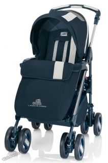 Cam - Бебешка количка 3 в 1 COMBI ELITE Blue Dots