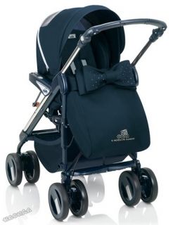 Cam - Бебешка количка 3 в 1 COMBI ELITE Blue Dots