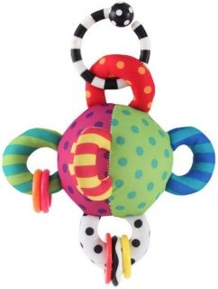 Бебешка забавна топка Sassy Loopy Ball с халка