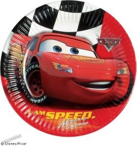 Disney Чинии за еднократна употреба 10бр-23 см. Cars