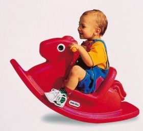 Little Tikes - Детска люлка Rocking Horse Primary Red