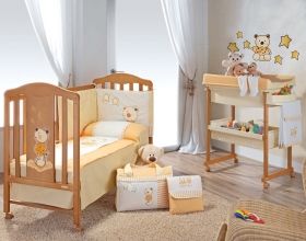 Спален комплект от 3 части за бебешко легло Micuna *Мече* 60/120 см