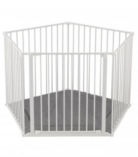 BabyDan Бебешка кошара за игра BabyDEN White