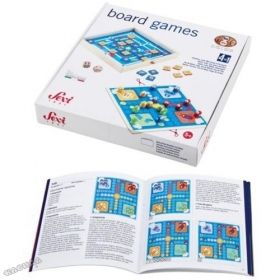 Sevi - Комплект класически игри 4 в 1 от дърво