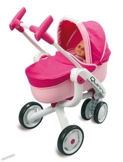 Smoby - Бебешка количка за кукли 4 в 1 Quinny + столче Maxi Cosi