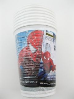 Disney Чaши за еднократна употреба 8бр - 180 мл. Spiderman