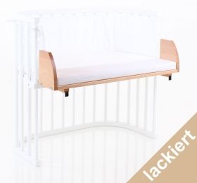Удължител/рафт за кошара BabyBay с удължител на матрак Лак Натур