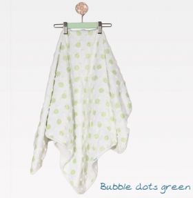 Бебешко одеяло в подаръчна кутия MyCey Bubble Dots Green
