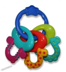 Bright Starts - Бебешка гризалка TEETHER KEYS