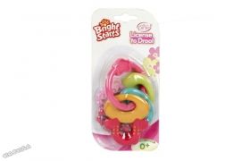Bright Starts - Бебешка гризалка TEETHER KEYS - Pink