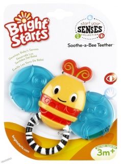 Bright Starts - Бебешка гризалка SOOTHE A BEE Teether