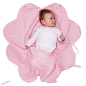 WallaBoo - Бебешко одеяло за повиване Baby Wrap Summer - Pink