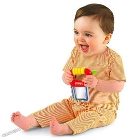 Fisher Price - Дрънкалка *Трион* с огледалце