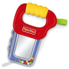 Fisher Price - Дрънкалка *Трион* с огледалце