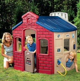 Little Tikes - Детска къща за игра Tikes Town Playhouse