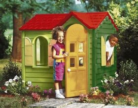 Little Tikes - Детска къща за игра Country Cottage Kid`s Playhouse Evergreen