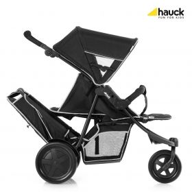 Бебешка количка за две деца Hauck FreeRider Black 2014