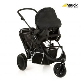 Бебешка количка за две деца Hauck FreeRider Black 2014