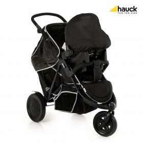 Бебешка количка за две деца Hauck FreeRider Black 2014