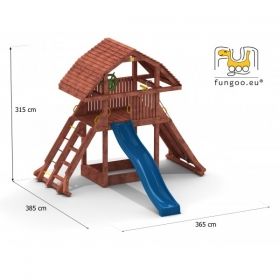 Детска площадка за игра с пързалка Fungoo Giant