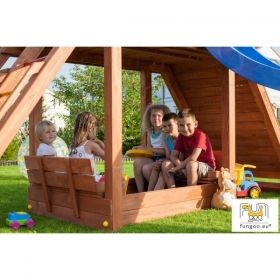 Допълнителен модул пясъчник с пейки Beach за площадка Fungoo Giant