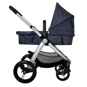 Бебешка комбинирана количка Mountain Buggy Cosmopolitan Denim/Chilli