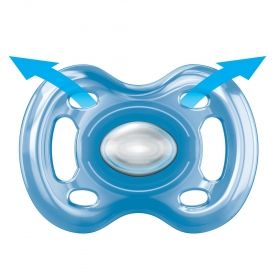 AVENT - Подаръчен комплект - Шише 260ml и залъгалка Sensitive 0-6m - за момче 