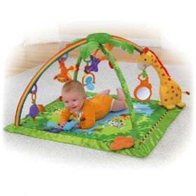 Fisher Price - Музикална активна гимнастика Rainforest Melodies&Light s Deluxe Gym