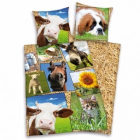 Детски спален комплект Herding Bauernhof с цип