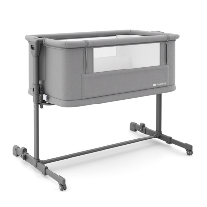 KinderKraft NESTEE GROW 2 бебешка кошара dark grey