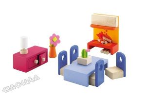 Sevi - Дървено обзавеждане за кукли - ТРАПЕЗАРИЯ