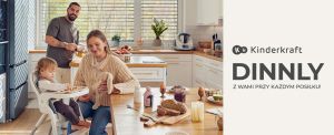 Kinderkraft DINNLY столче за хранене beige