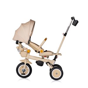 Chipolino Детска сгъваема триколка Marathon Smart 360° беж