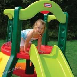 Little Tikes - Детска катерушка с пързалки Double Decker Superslide - Evergreen