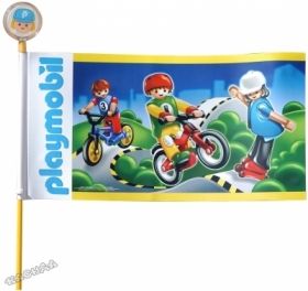 Stamp - Флагче за детски велосипед PLAYMOBIL